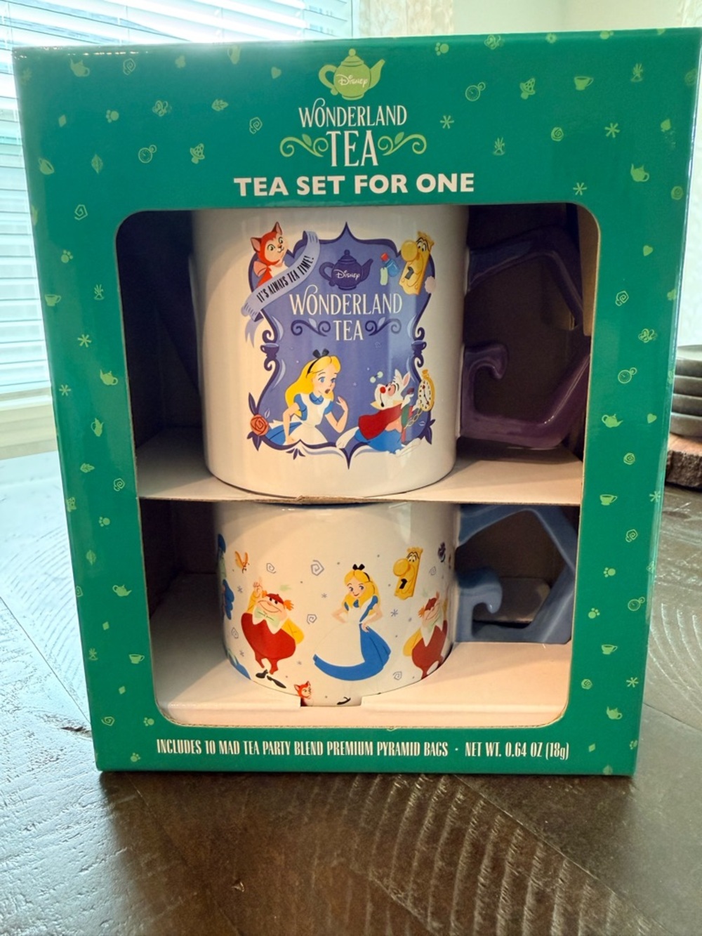 Disney Alice in Wonderland Tea Set for One Parks Collectible Pot Mug Tea NIB